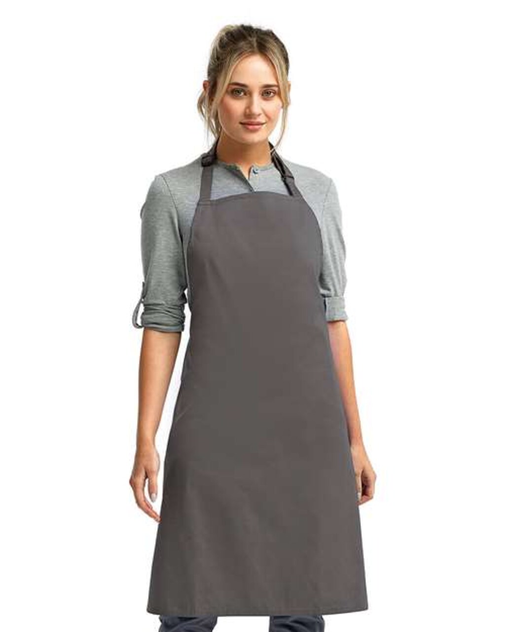 Artisan Collection by Reprime® Recycled Bib Apron Adjustable Neck Strap Durable Eco Friendly